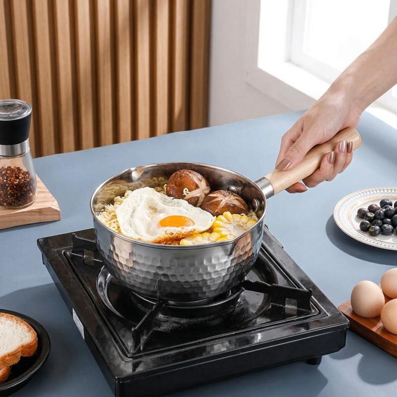 Baby Kitchen Food - 16-20cm Milk Pot Non Stick Stainless
