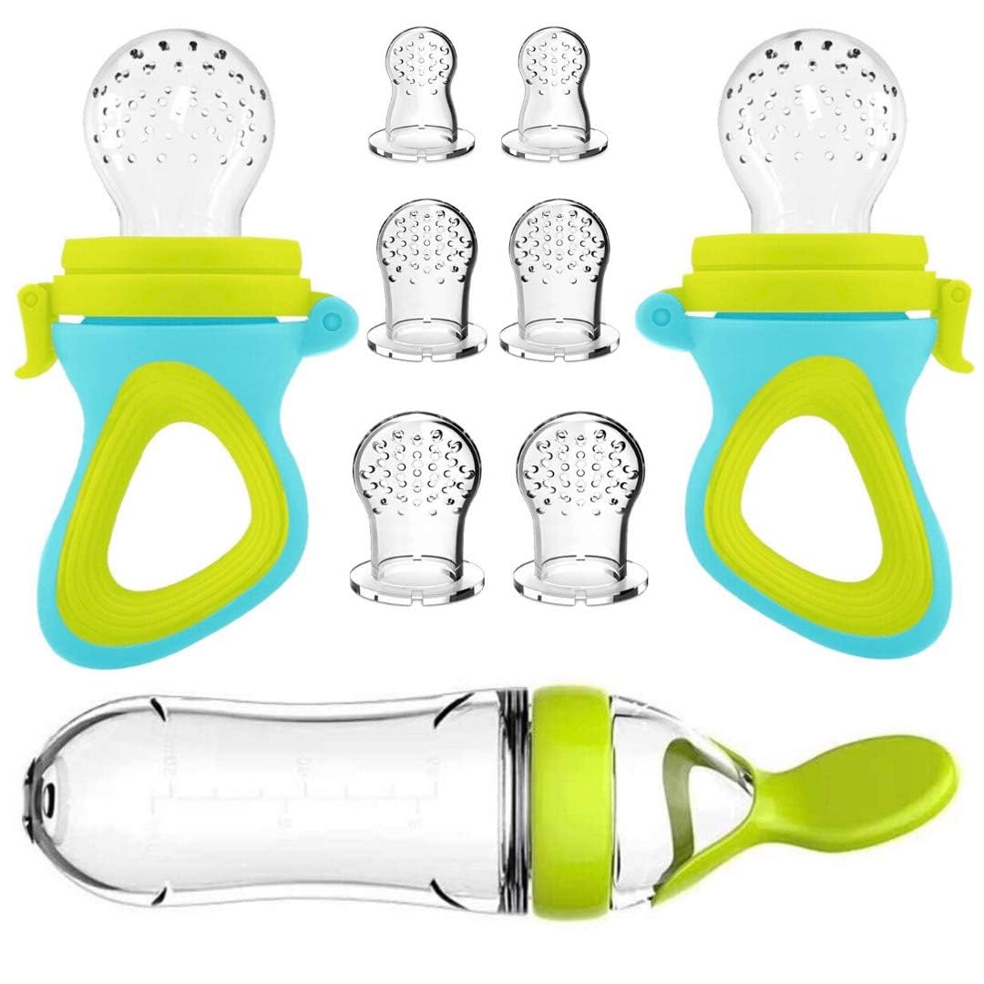 Baby Food Lunch - Squeezing Feeding Bottle Cup Silicone Newborn