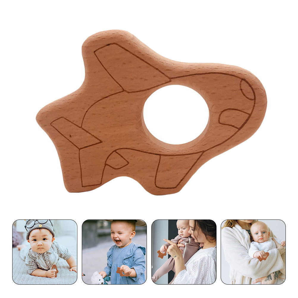 Baby Food Product - 2Pcs Airplane Shape Baby Teethers Safe