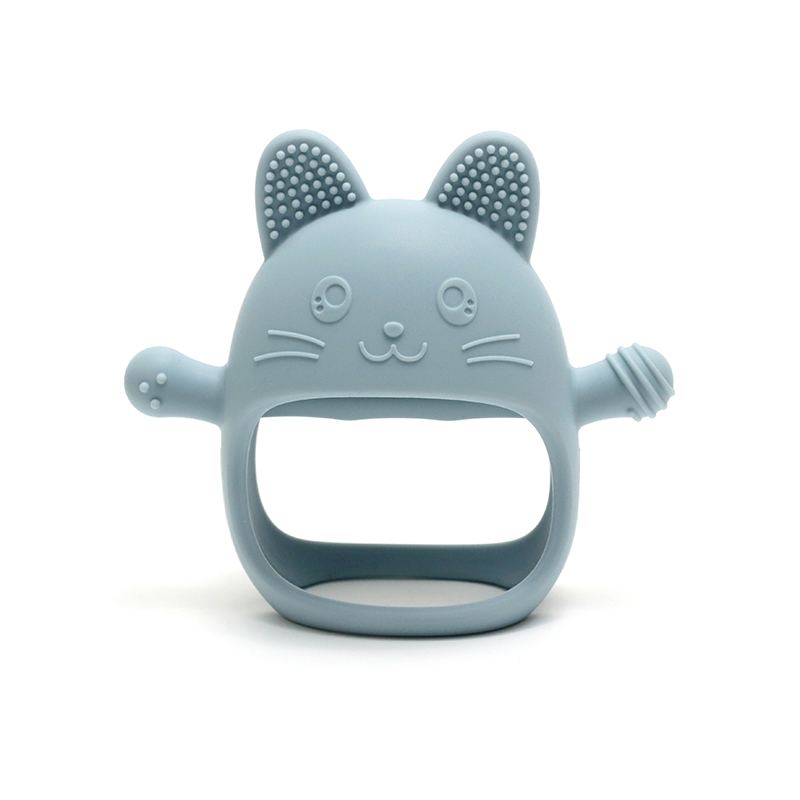 Baby Food Product - Baby Teething Mittens - Food-Grade Silicone