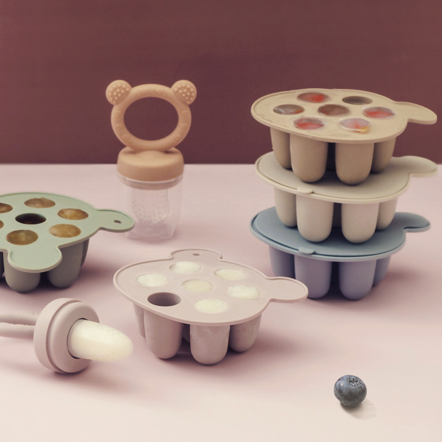 Baby Food Product - Baby Ice Cream Pops Silicone Mold