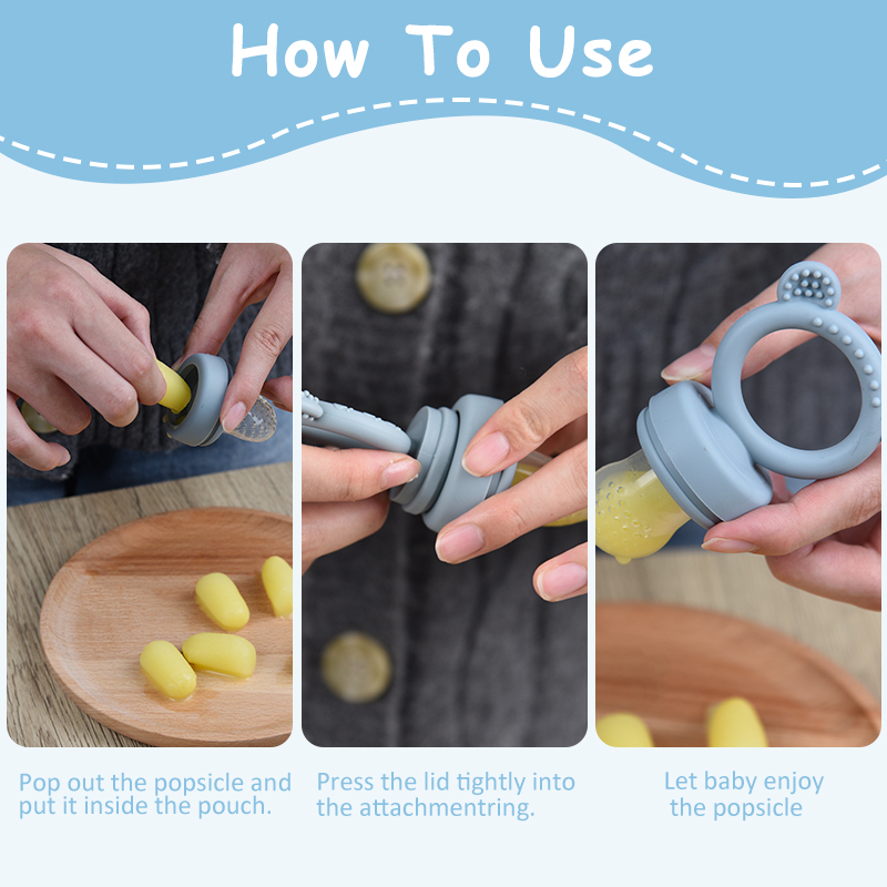 Silicone Bear Shaped Baby Frui - đánh giá và giá Baby Food Feeder