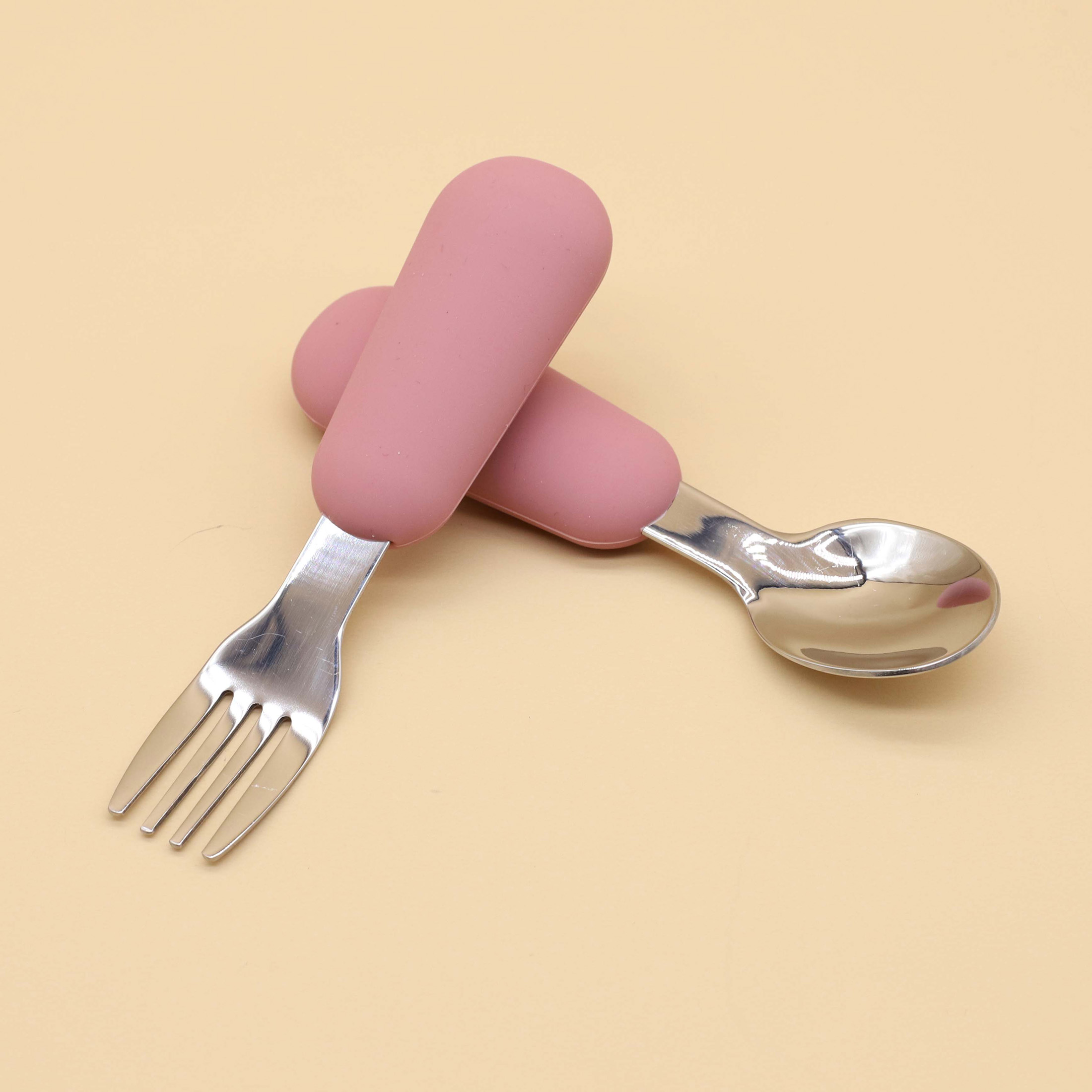 Silicone stainless steel spoon - đánh giá và giá Baby Food Lunch