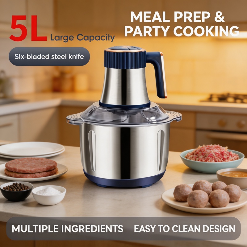 5L Electric Meat Grinders 304  - đánh giá và giá Baby Food Meat