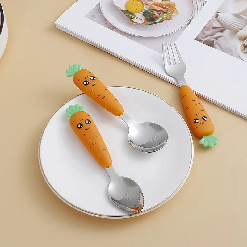 Stainless Steel Carrots Tablew - đánh giá và giá Baby Food Knife Set