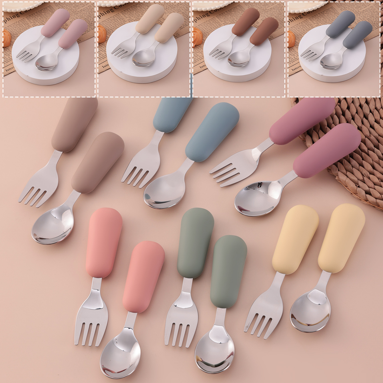 Color Kids 2PCS Stainless Stee - đánh giá và giá Baby Food Lunch