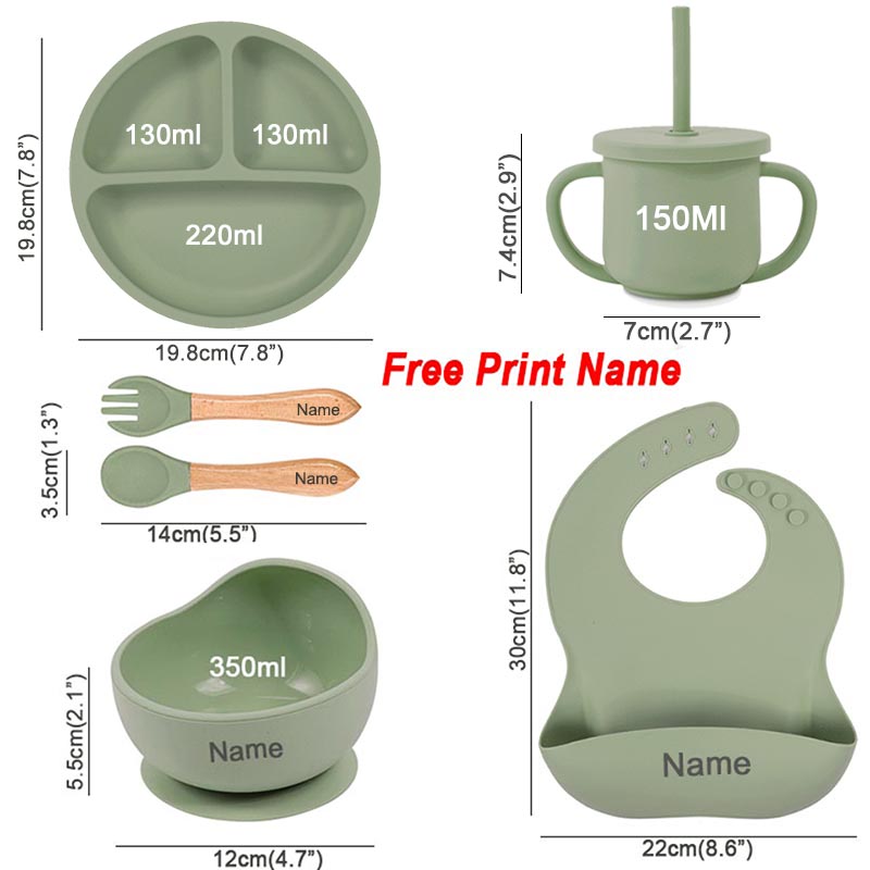 6Pcs Baby Feeding Set Free Per - đánh giá và giá Baby Food Universe
