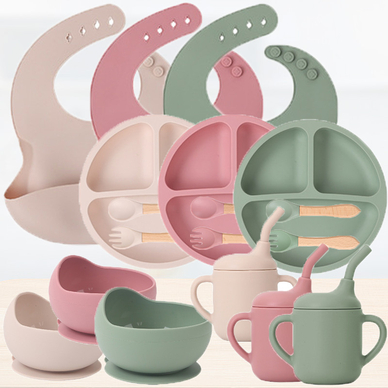 Children's silicone tableware  - đánh giá và giá Baby Food Product