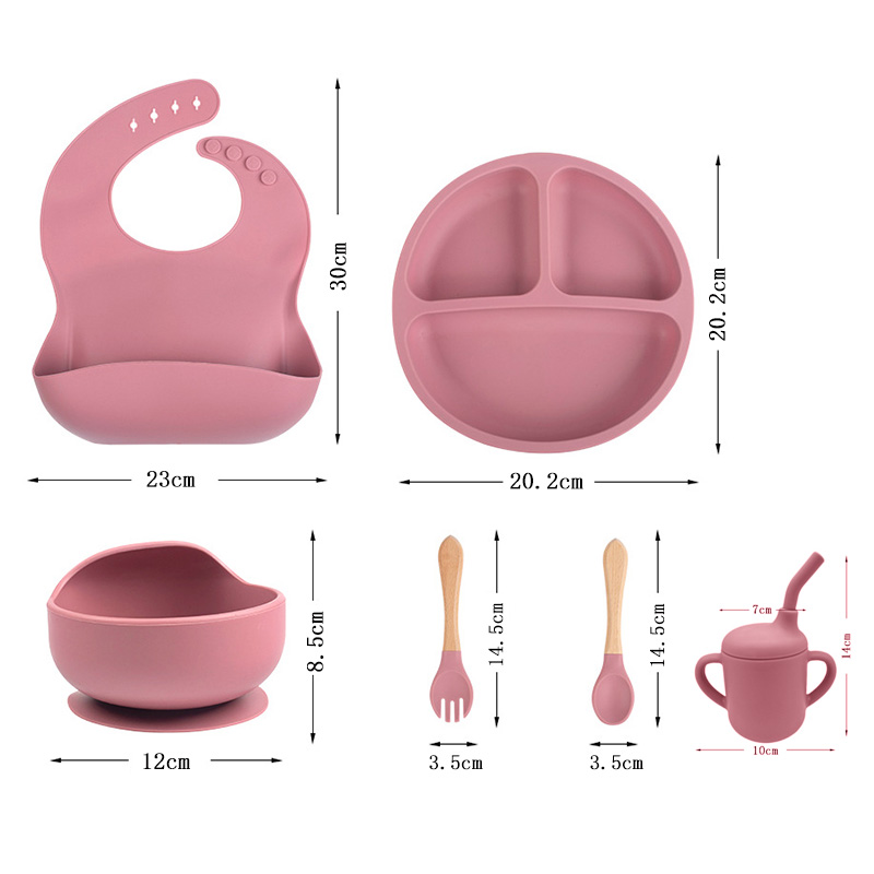 Children's silicone tableware  - đánh giá và giá Baby Food Product
