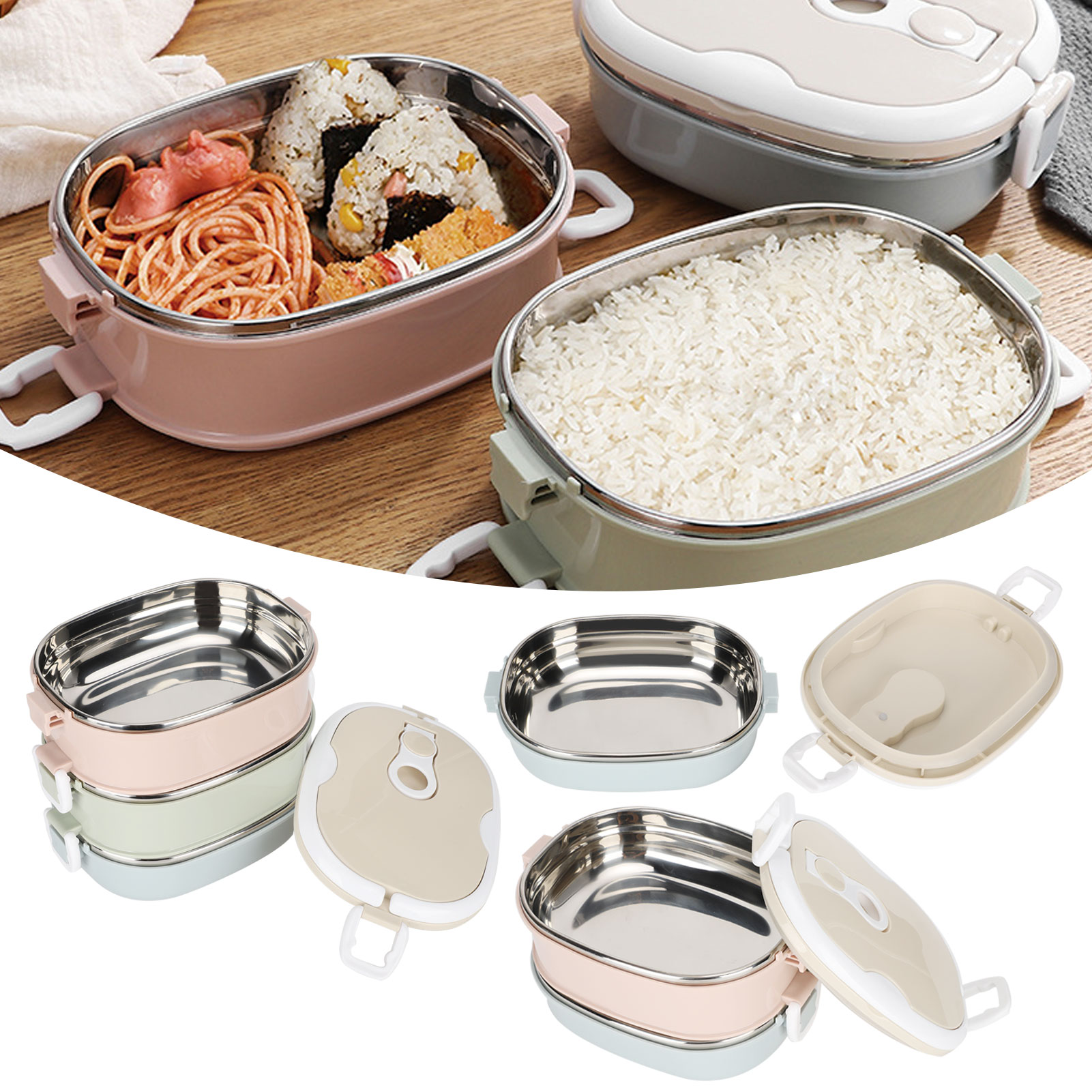 Lunch Box Lunch Box Portable S - đánh giá và giá Baby Kitchen Food