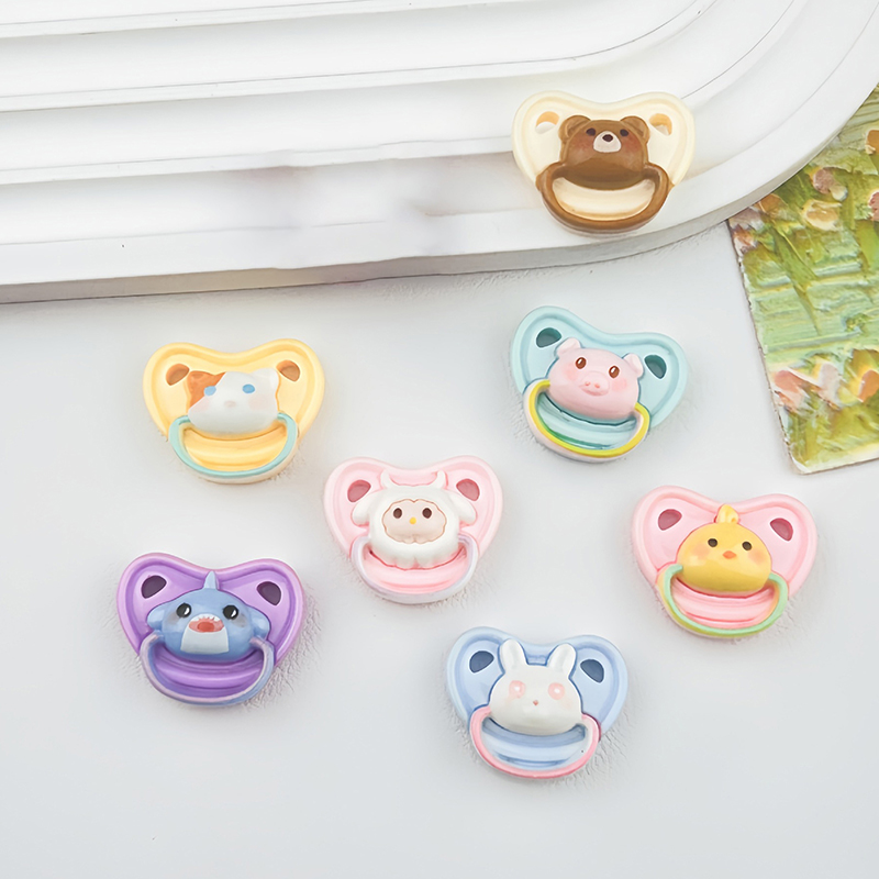 .Hot Sale.10Pcs Lovely Mini Do - đánh giá và giá Baby Food Pacifier