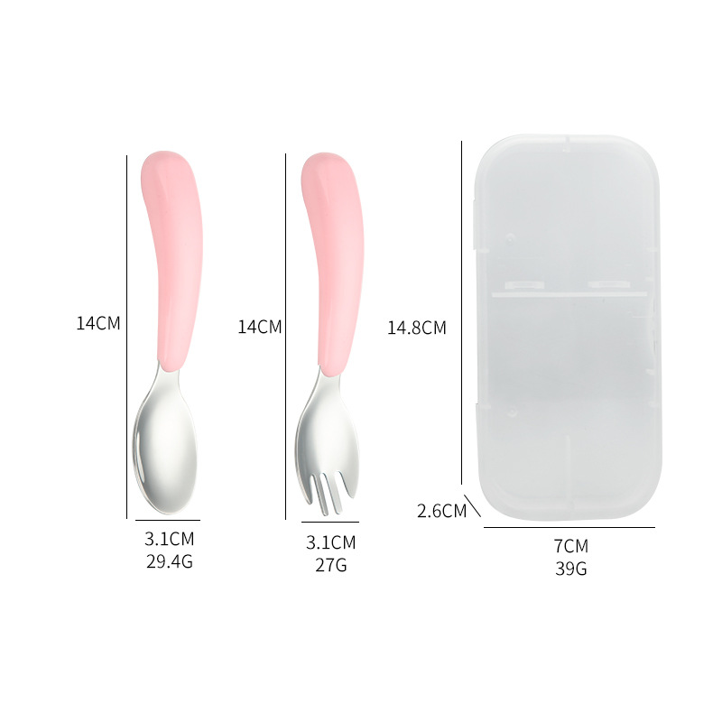 304 Stainless Steel Spoon Fork - đánh giá và giá Baby Food Lunch