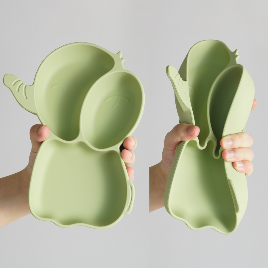 1PCS Baby Silicone Dining Dish - đánh giá và giá Baby Food Universe