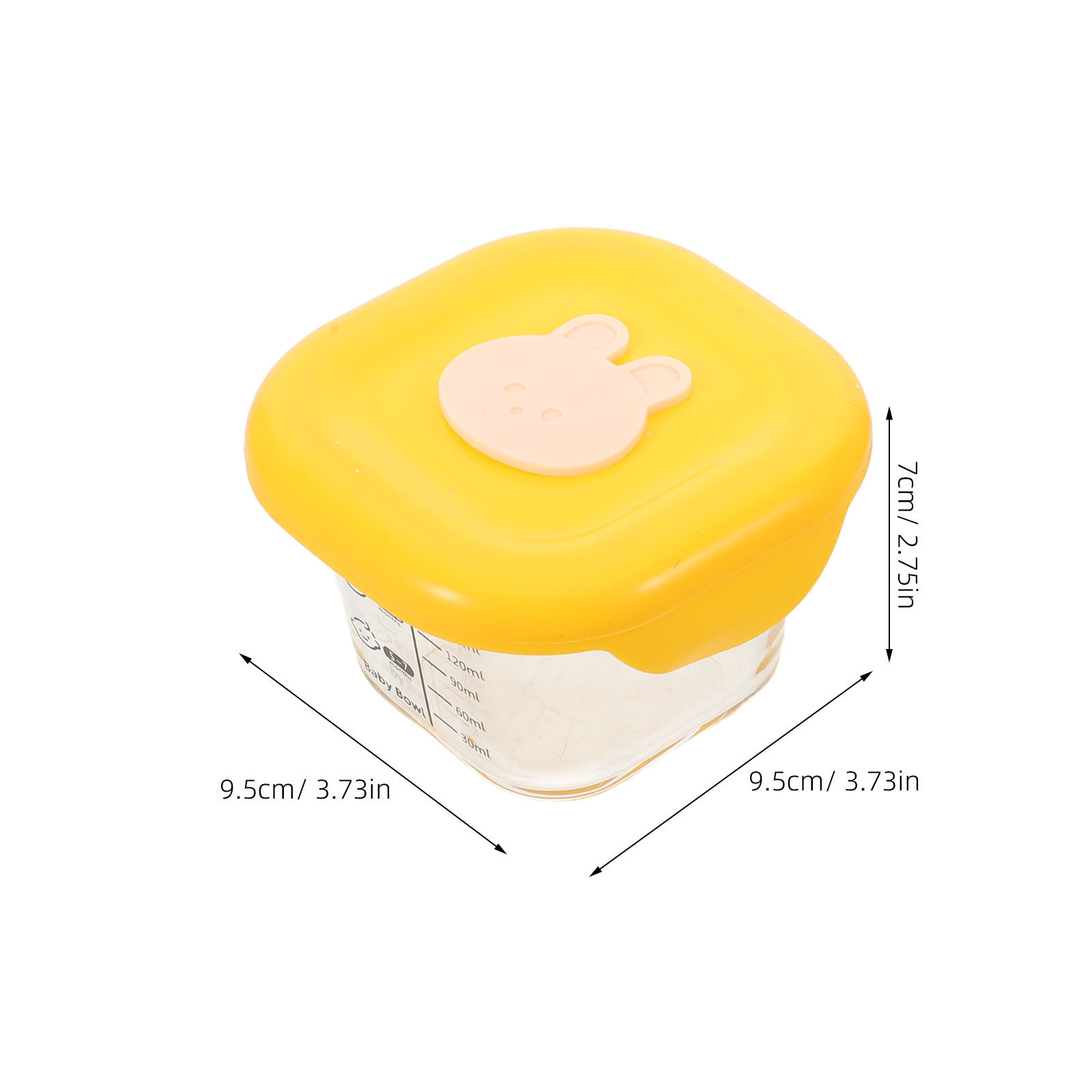 2Pcs Baby Food Storage Boxes 2 - đánh giá và giá Baby Food Yellow