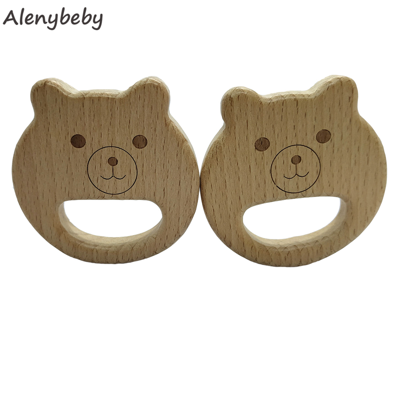 Natural Wooden Teether Bear sh - đánh giá và giá Baby Food Organic