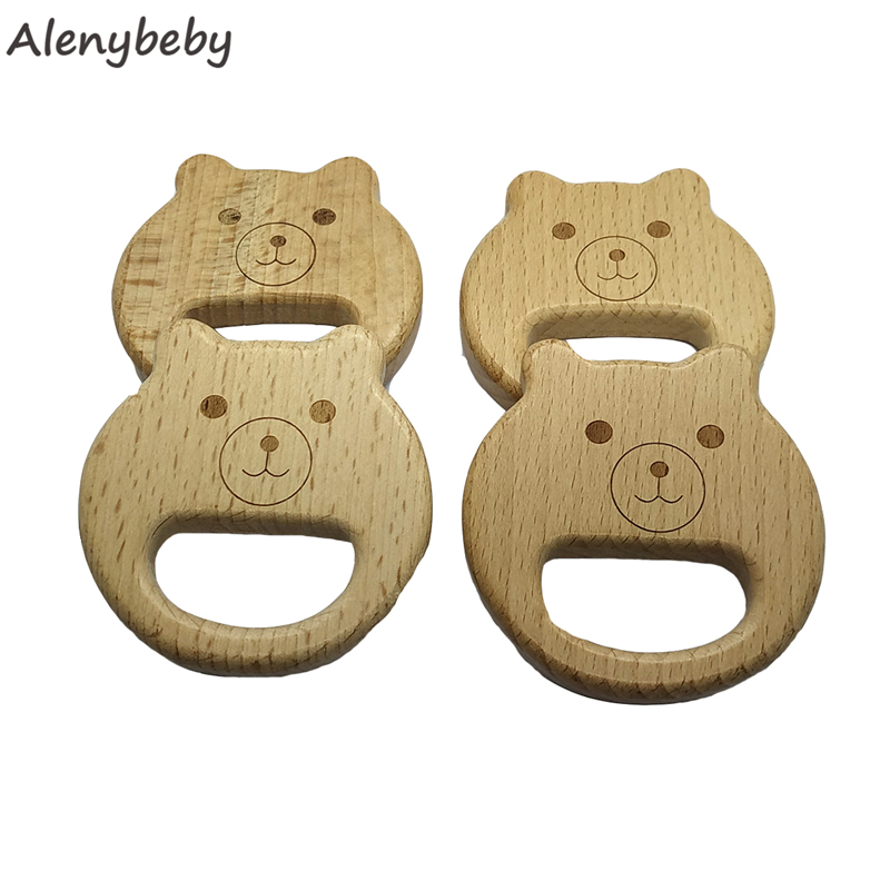 Natural Wooden Teether Bear sh - đánh giá và giá Baby Food Organic
