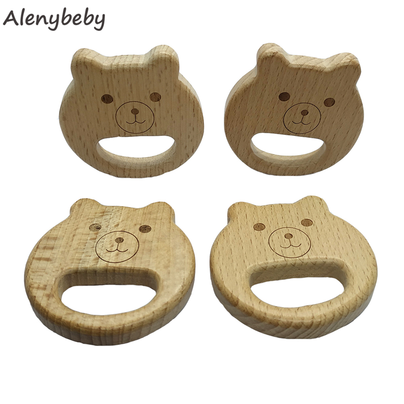 Natural Wooden Teether Bear sh - đánh giá và giá Baby Food Organic