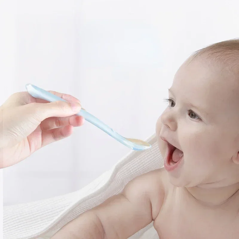 Soft Silicone Baby Spoon Toddl - đánh giá và giá Baby Food Lunch