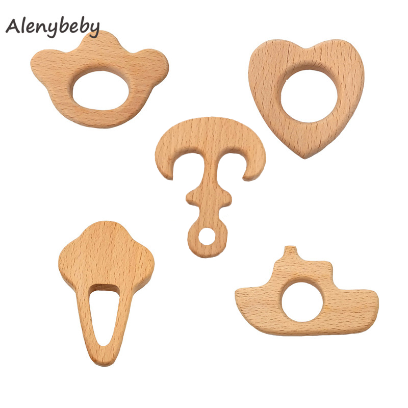 2pc Wood Teether Cartoon DIY W - đánh giá và giá Baby Food Organic
