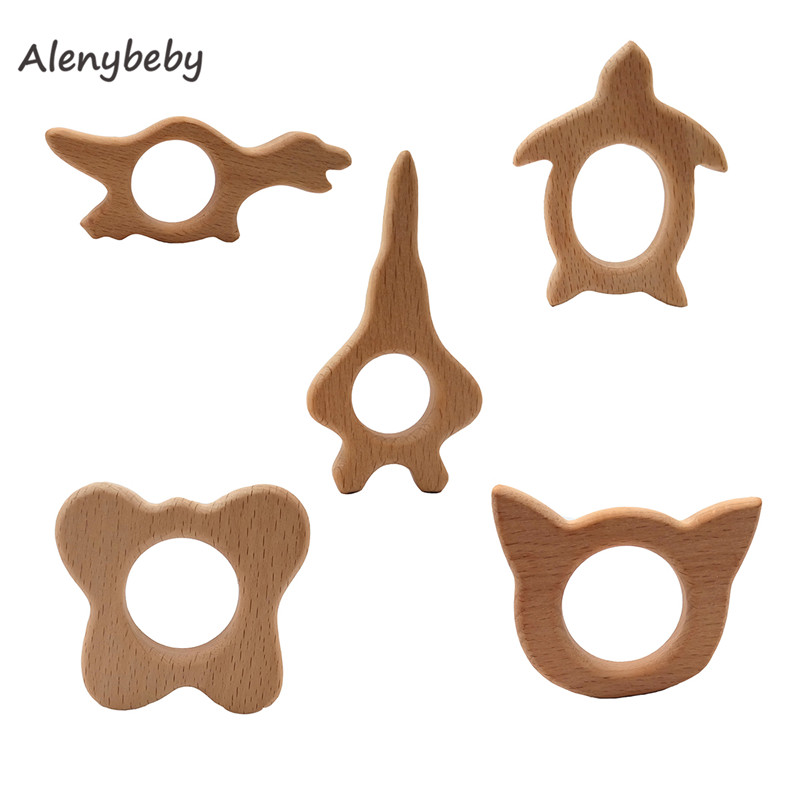 2pc Wood Teether Cartoon DIY W - đánh giá và giá Baby Food Organic