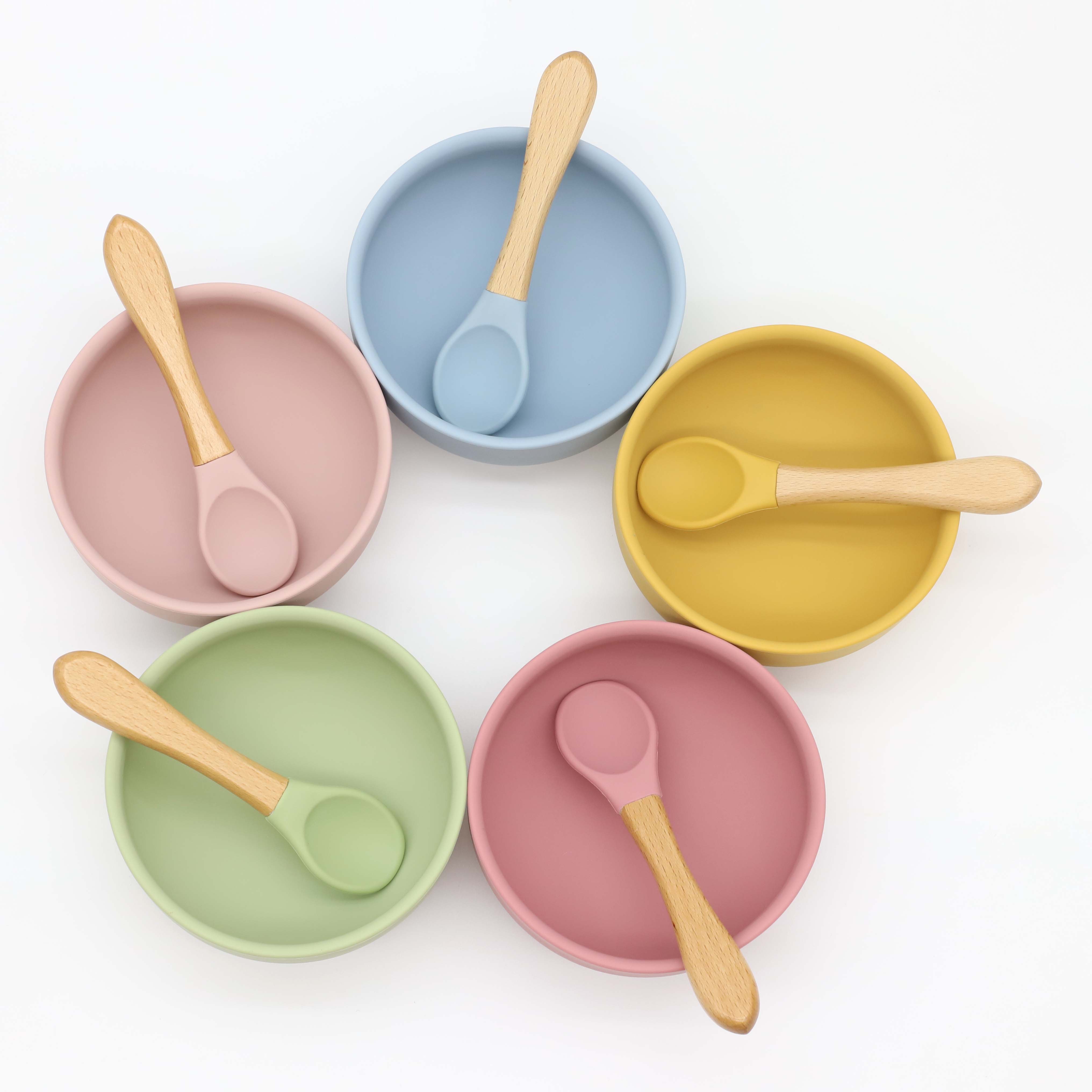 Silicone bowl with suction cup - đánh giá và giá Baby Food Feeder