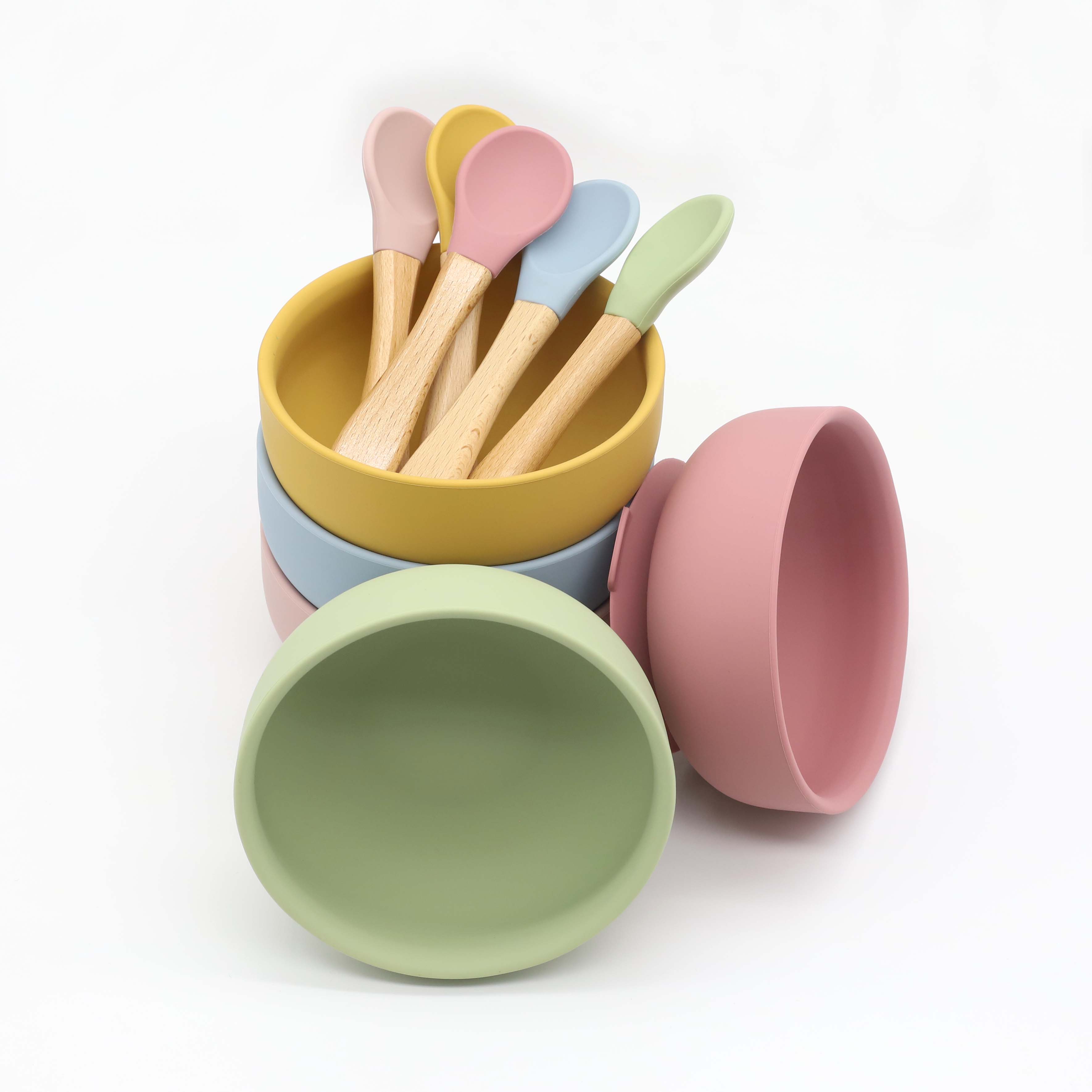 Silicone bowl with suction cup - đánh giá và giá Baby Food Feeder