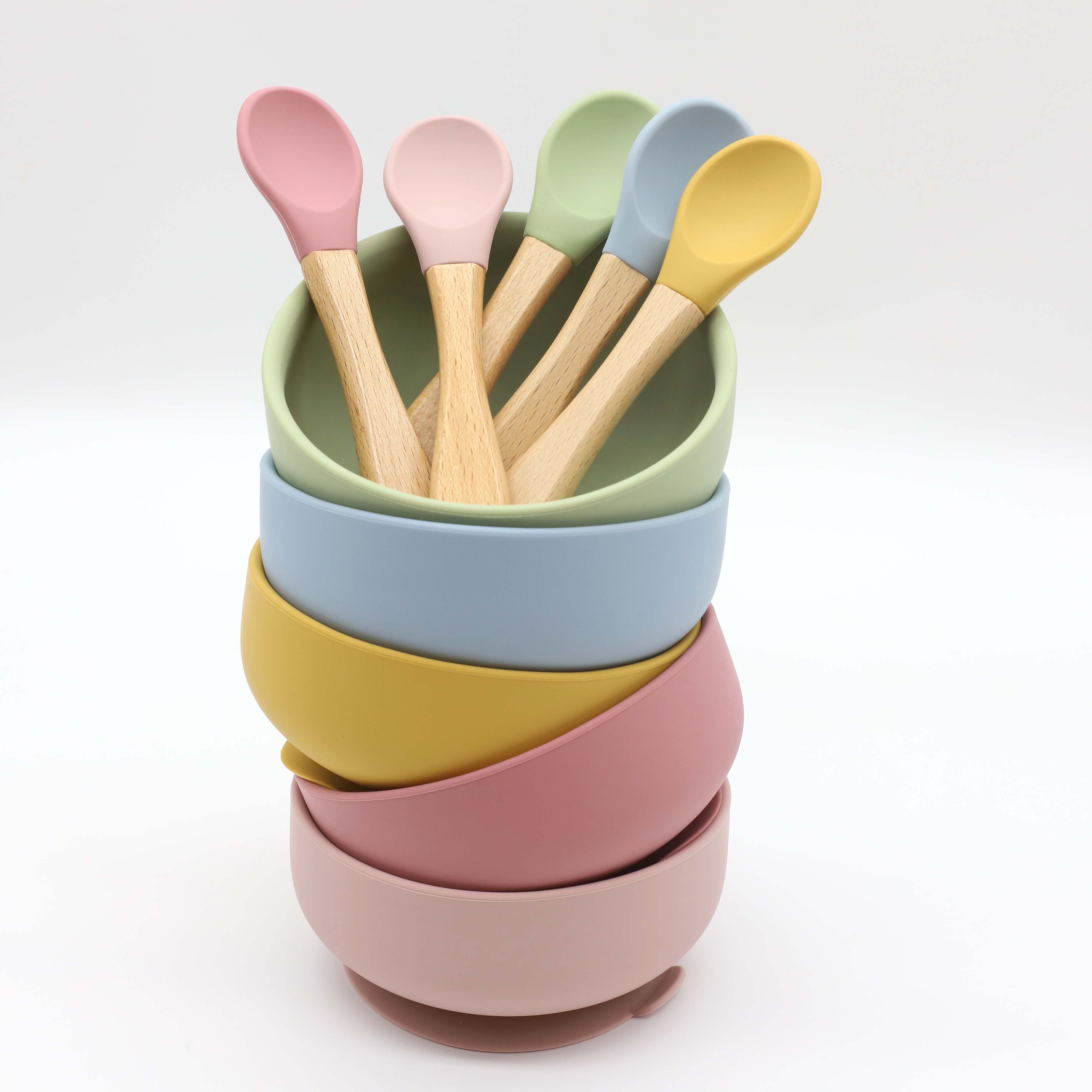 Silicone bowl with suction cup - đánh giá và giá Baby Food Feeder
