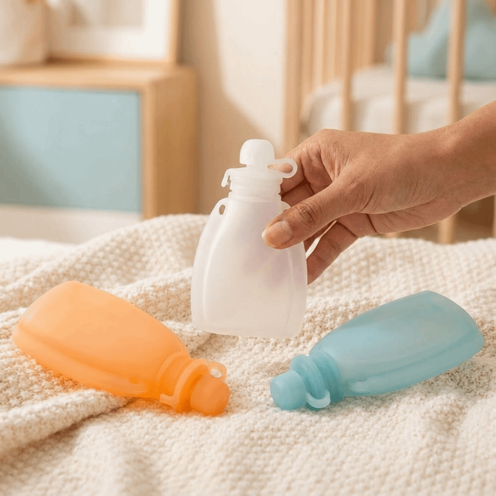 Non BPA Baby Food Pouch 120ml  - đánh giá và giá Baby Food Feeder
