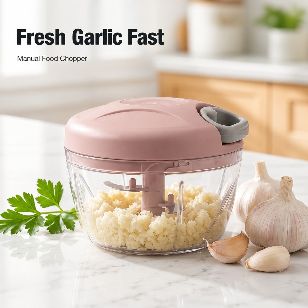 Manual Pull String Garlic Minc - đánh giá và giá Baby Kitchen Food