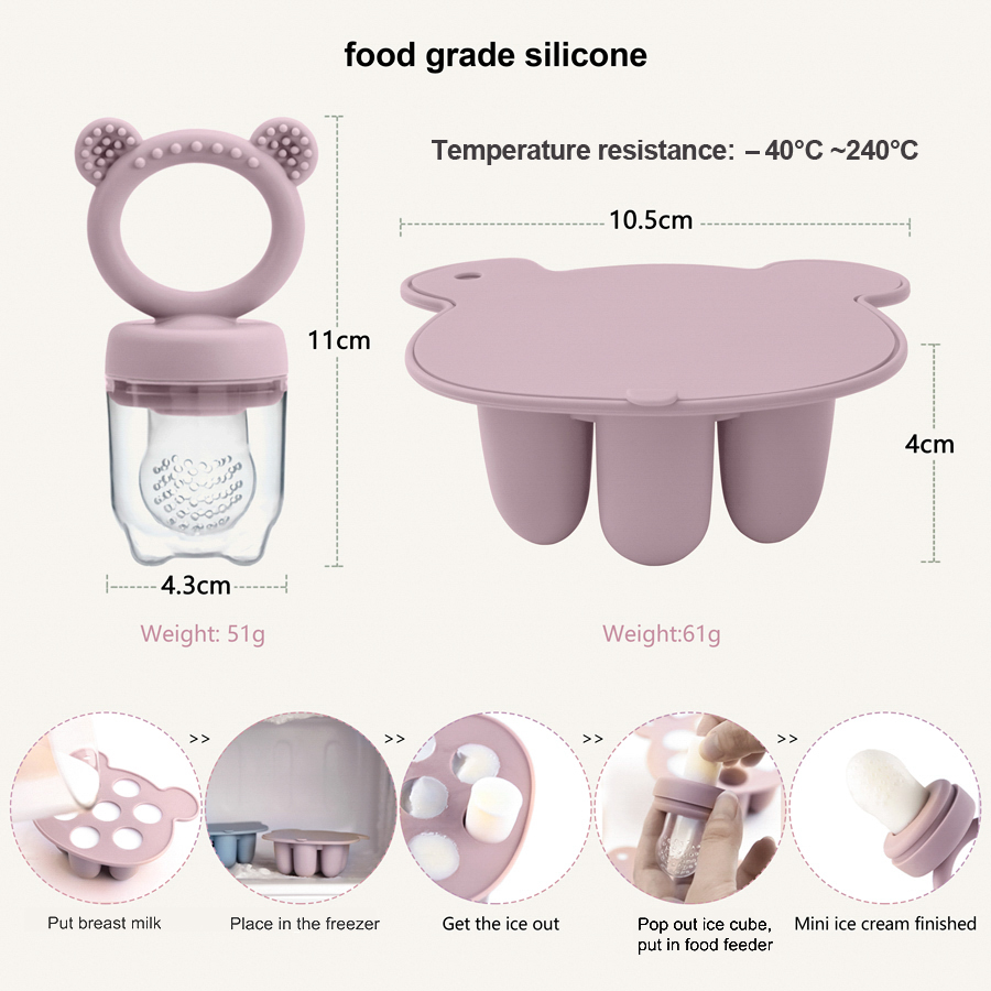 Baby Ice Cream Pops Silicone M - đánh giá và giá Baby Food Product