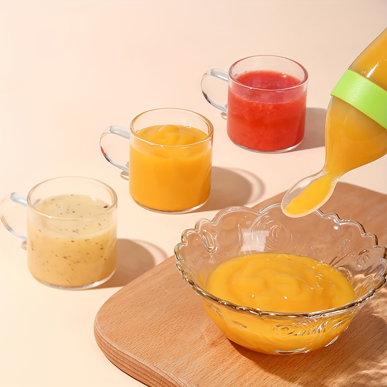 9pcs Feeding Cutlery:1 Silicon - đánh giá và giá Baby Food Lunch