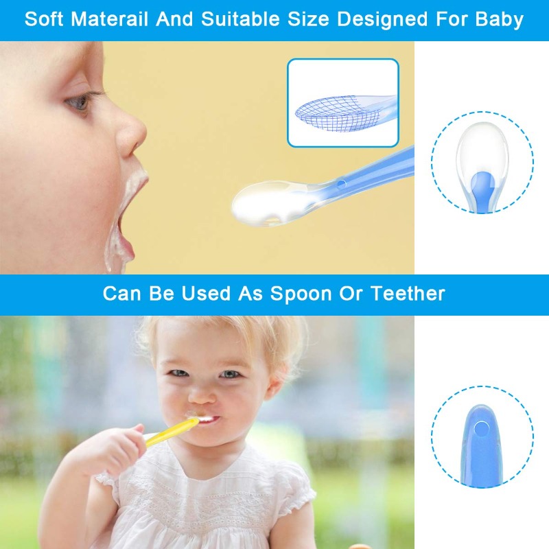 BPA Free Baby Silicone Spoons  - đánh giá và giá Baby Food Diet