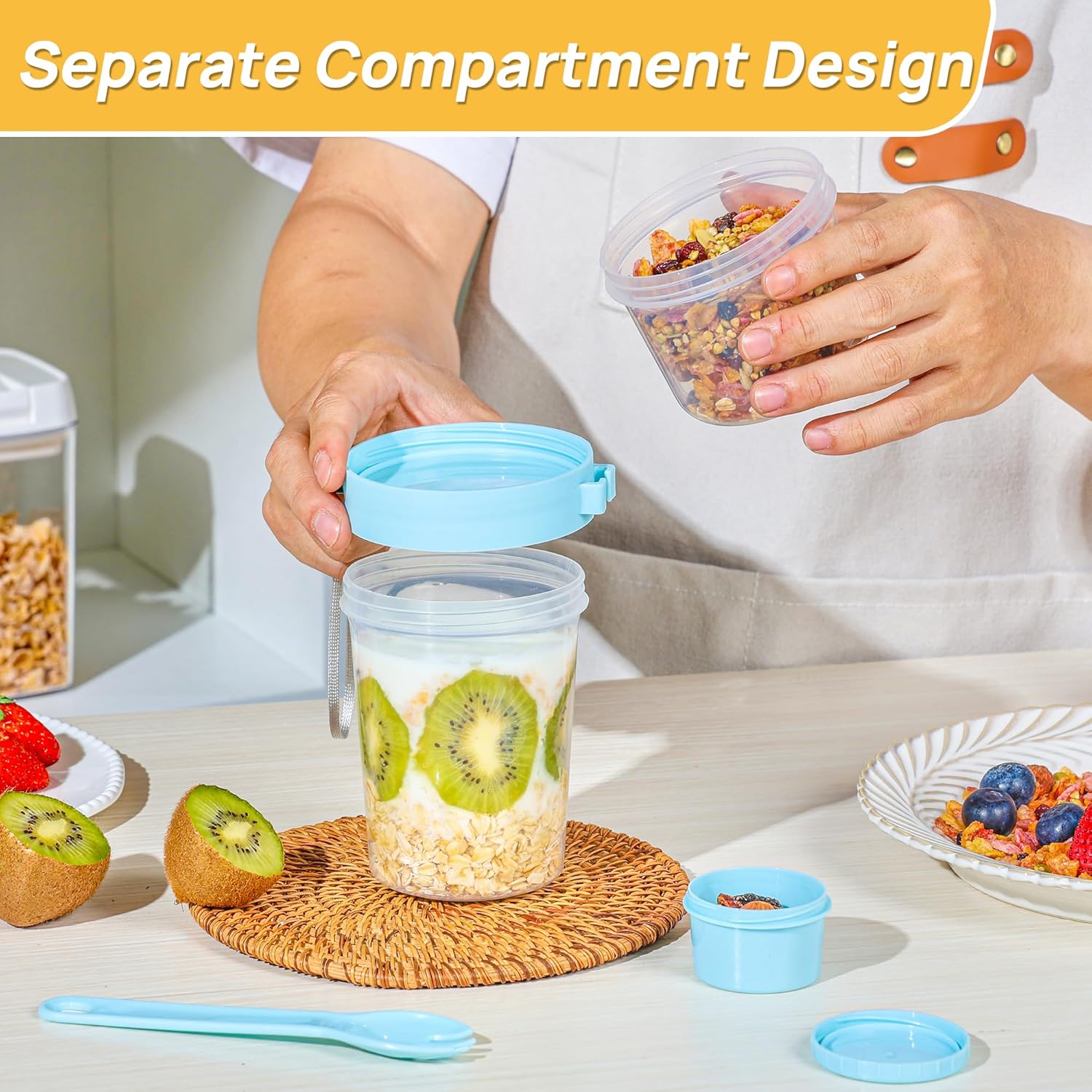 27oz Yogurt Parfait Salad Cups - đánh giá và giá Baby Food On The Go